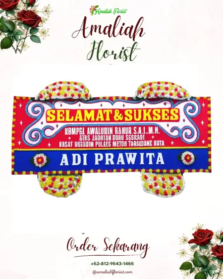 Papan Bunga Ucapan Selamat Botomuzoi
