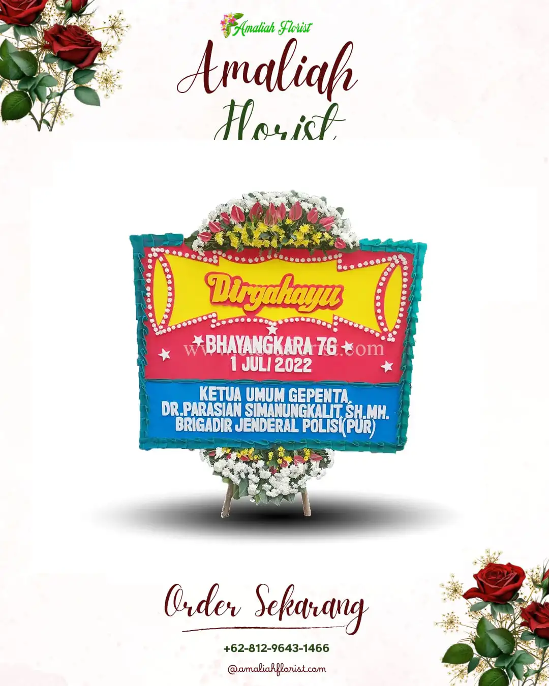 Papan Bunga HUT Ulang Tahun Botomuzoi